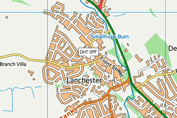 DH7 0PF map - OS VectorMap District (Ordnance Survey) DH7 0PF map - OS VectorMap District (Ordnance Survey)