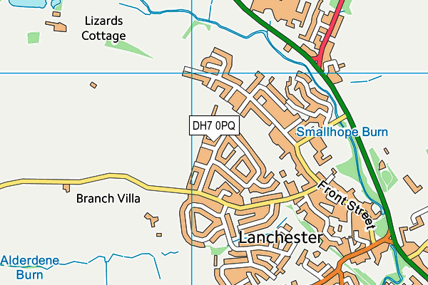 DH7 0PQ map - OS VectorMap District (Ordnance Survey) DH7 0PQ map - OS VectorMap District (Ordnance Survey)