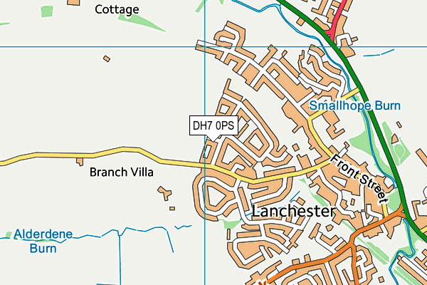 DH7 0PS map - OS VectorMap District (Ordnance Survey) DH7 0PS map - OS VectorMap District (Ordnance Survey)