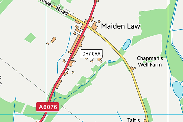 DH7 0RA map - OS VectorMap District (Ordnance Survey) DH7 0RA map - OS VectorMap District (Ordnance Survey)
