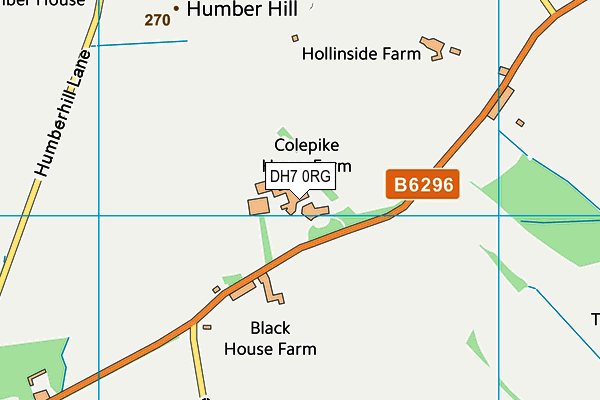 DH7 0RG map - OS VectorMap District (Ordnance Survey) DH7 0RG map - OS VectorMap District (Ordnance Survey)