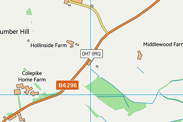 DH7 0RQ map - OS VectorMap District (Ordnance Survey) DH7 0RQ map - OS VectorMap District (Ordnance Survey)