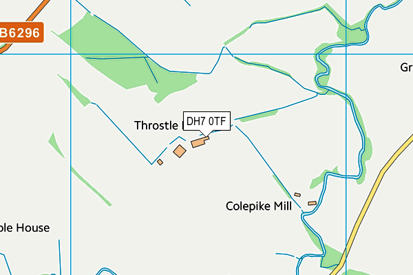 DH7 0TF map - OS VectorMap District (Ordnance Survey) DH7 0TF map - OS VectorMap District (Ordnance Survey)