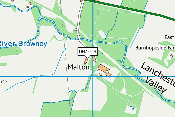DH7 0TH map - OS VectorMap District (Ordnance Survey) DH7 0TH map - OS VectorMap District (Ordnance Survey)