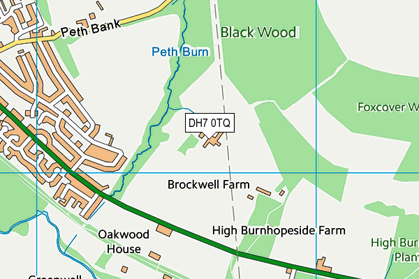 DH7 0TQ map - OS VectorMap District (Ordnance Survey) DH7 0TQ map - OS VectorMap District (Ordnance Survey)