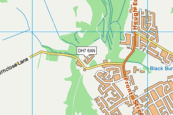 DH7 6AN map - OS VectorMap District (Ordnance Survey) DH7 6AN map - OS VectorMap District (Ordnance Survey)
