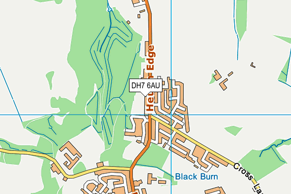 DH7 6AU map - OS VectorMap District (Ordnance Survey) DH7 6AU map - OS VectorMap District (Ordnance Survey)