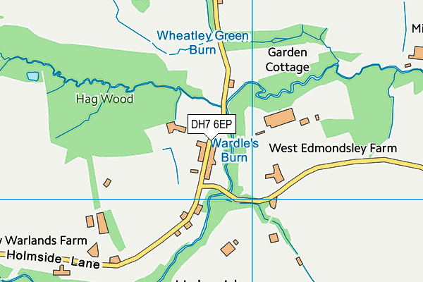 DH7 6EP map - OS VectorMap District (Ordnance Survey) DH7 6EP map - OS VectorMap District (Ordnance Survey)