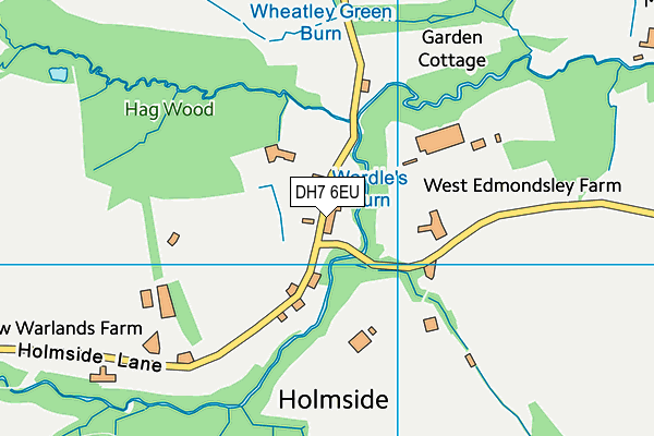 DH7 6EU map - OS VectorMap District (Ordnance Survey) DH7 6EU map - OS VectorMap District (Ordnance Survey)