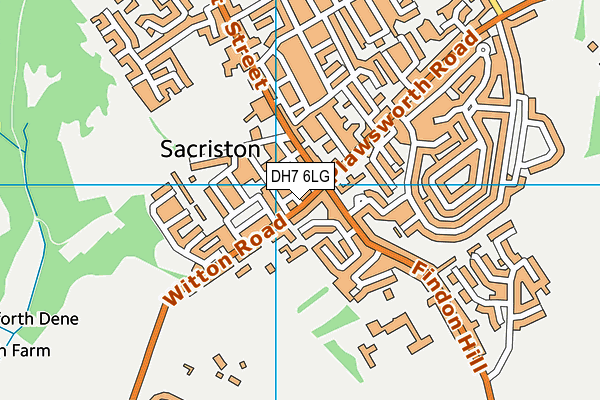 DH7 6LG map - OS VectorMap District (Ordnance Survey) DH7 6LG map - OS VectorMap District (Ordnance Survey)