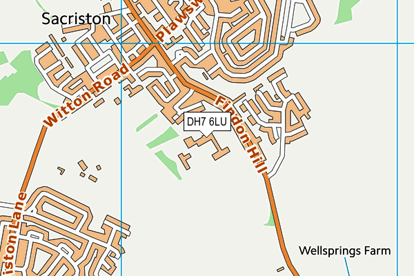 DH7 6LU map - OS VectorMap District (Ordnance Survey) DH7 6LU map - OS VectorMap District (Ordnance Survey)