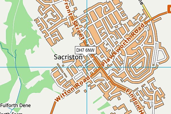 DH7 6NW map - OS VectorMap District (Ordnance Survey) DH7 6NW map - OS VectorMap District (Ordnance Survey)
