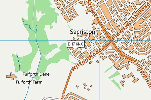 DH7 6NX map - OS VectorMap District (Ordnance Survey) DH7 6NX map - OS VectorMap District (Ordnance Survey)
