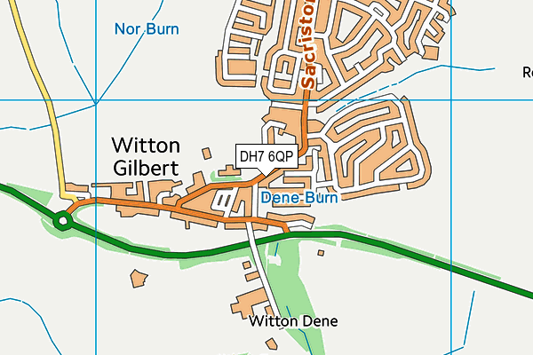 DH7 6QP map - OS VectorMap District (Ordnance Survey) DH7 6QP map - OS VectorMap District (Ordnance Survey)