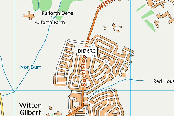 DH7 6RQ map - OS VectorMap District (Ordnance Survey) DH7 6RQ map - OS VectorMap District (Ordnance Survey)