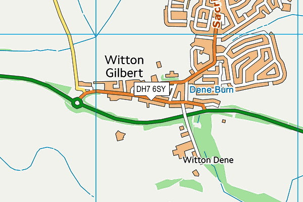 DH7 6SY map - OS VectorMap District (Ordnance Survey) DH7 6SY map - OS VectorMap District (Ordnance Survey)