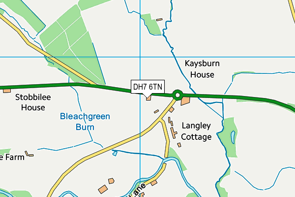 DH7 6TN map - OS VectorMap District (Ordnance Survey) DH7 6TN map - OS VectorMap District (Ordnance Survey)