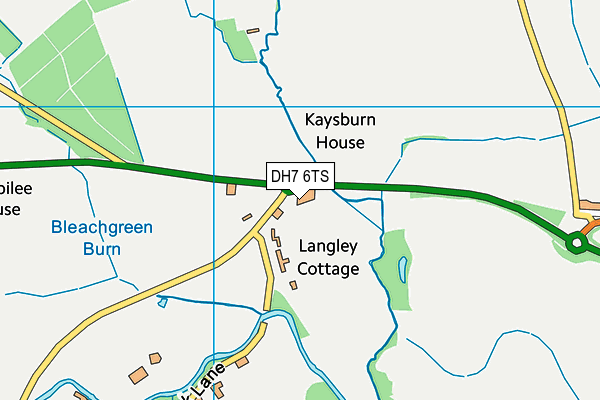 DH7 6TS map - OS VectorMap District (Ordnance Survey) DH7 6TS map - OS VectorMap District (Ordnance Survey)