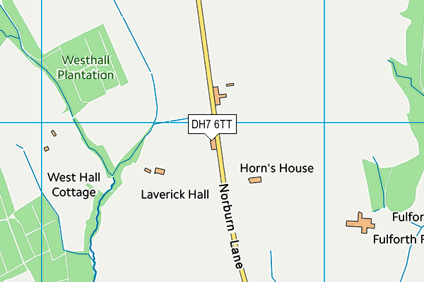 DH7 6TT map - OS VectorMap District (Ordnance Survey) DH7 6TT map - OS VectorMap District (Ordnance Survey)