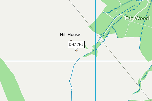 DH7 7HJ map - OS VectorMap District (Ordnance Survey) DH7 7HJ map - OS VectorMap District (Ordnance Survey)