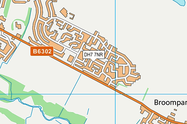 DH7 7NR map - OS VectorMap District (Ordnance Survey) DH7 7NR map - OS VectorMap District (Ordnance Survey)