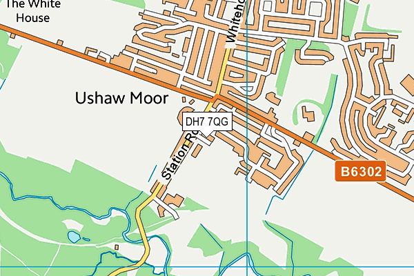 DH7 7QG map - OS VectorMap District (Ordnance Survey) DH7 7QG map - OS VectorMap District (Ordnance Survey)