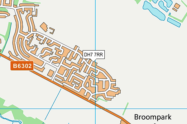 DH7 7RR map - OS VectorMap District (Ordnance Survey) DH7 7RR map - OS VectorMap District (Ordnance Survey)