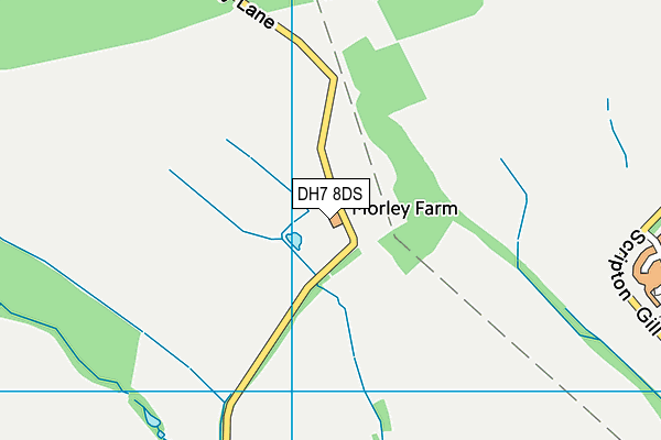 DH7 8DS map - OS VectorMap District (Ordnance Survey) DH7 8DS map - OS VectorMap District (Ordnance Survey)