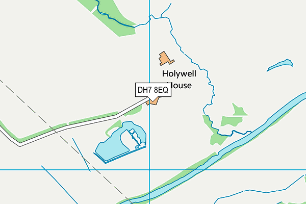 DH7 8EQ map - OS VectorMap District (Ordnance Survey) DH7 8EQ map - OS VectorMap District (Ordnance Survey)