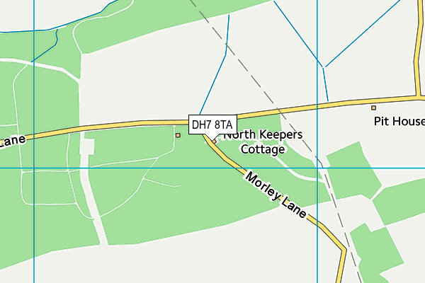 DH7 8TA map - OS VectorMap District (Ordnance Survey) DH7 8TA map - OS VectorMap District (Ordnance Survey)