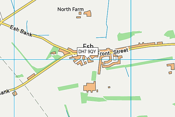 DH7 9QY map - OS VectorMap District (Ordnance Survey) DH7 9QY map - OS VectorMap District (Ordnance Survey)