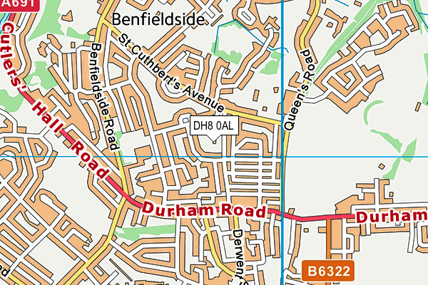 DH8 0AL map - OS VectorMap District (Ordnance Survey) DH8 0AL map - OS VectorMap District (Ordnance Survey)
