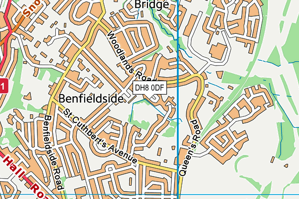 DH8 0DF map - OS VectorMap District (Ordnance Survey) DH8 0DF map - OS VectorMap District (Ordnance Survey)