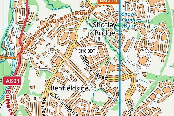 DH8 0DT map - OS VectorMap District (Ordnance Survey) DH8 0DT map - OS VectorMap District (Ordnance Survey)