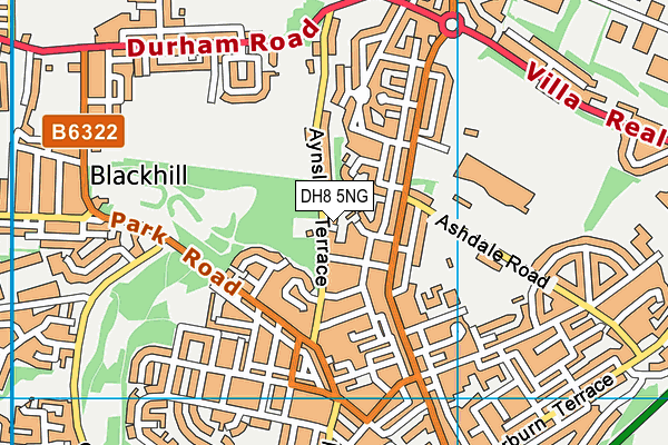 DH8 5NG map - OS VectorMap District (Ordnance Survey) DH8 5NG map - OS VectorMap District (Ordnance Survey)