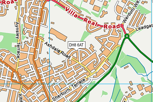 DH8 6AT map - OS VectorMap District (Ordnance Survey) DH8 6AT map - OS VectorMap District (Ordnance Survey)
