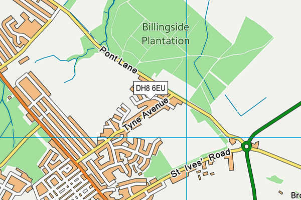 DH8 6EU map - OS VectorMap District (Ordnance Survey) DH8 6EU map - OS VectorMap District (Ordnance Survey)
