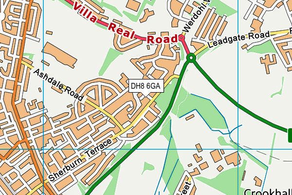 DH8 6GA map - OS VectorMap District (Ordnance Survey) DH8 6GA map - OS VectorMap District (Ordnance Survey)
