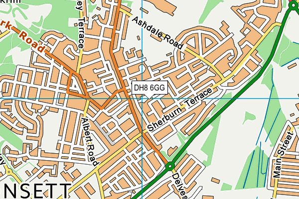 DH8 6GG map - OS VectorMap District (Ordnance Survey) DH8 6GG map - OS VectorMap District (Ordnance Survey)