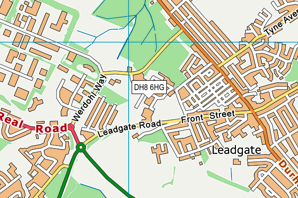 DH8 6HG map - OS VectorMap District (Ordnance Survey) DH8 6HG map - OS VectorMap District (Ordnance Survey)
