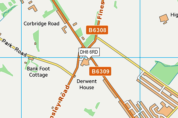 DH8 6RD map - OS VectorMap District (Ordnance Survey) DH8 6RD map - OS VectorMap District (Ordnance Survey)