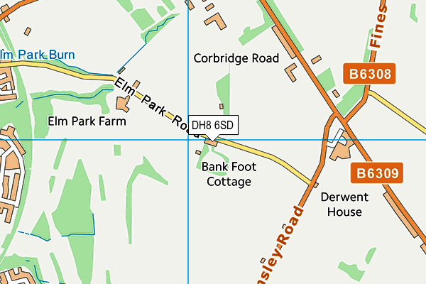 DH8 6SD map - OS VectorMap District (Ordnance Survey) DH8 6SD map - OS VectorMap District (Ordnance Survey)