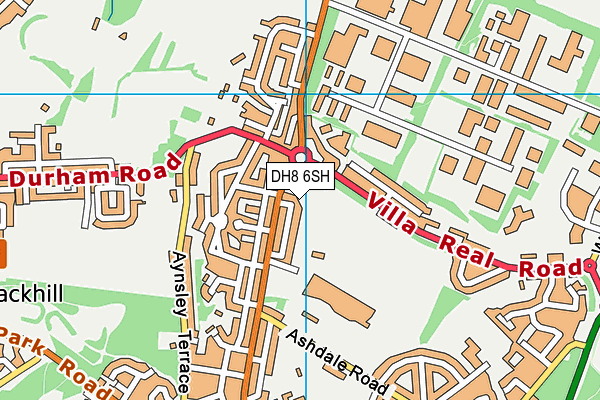 DH8 6SH map - OS VectorMap District (Ordnance Survey) DH8 6SH map - OS VectorMap District (Ordnance Survey)