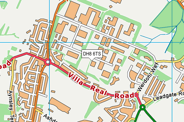 DH8 6TS map - OS VectorMap District (Ordnance Survey) DH8 6TS map - OS VectorMap District (Ordnance Survey)