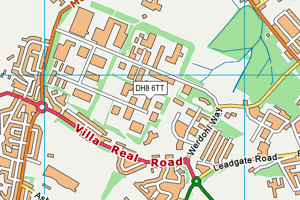 DH8 6TT map - OS VectorMap District (Ordnance Survey) DH8 6TT map - OS VectorMap District (Ordnance Survey)