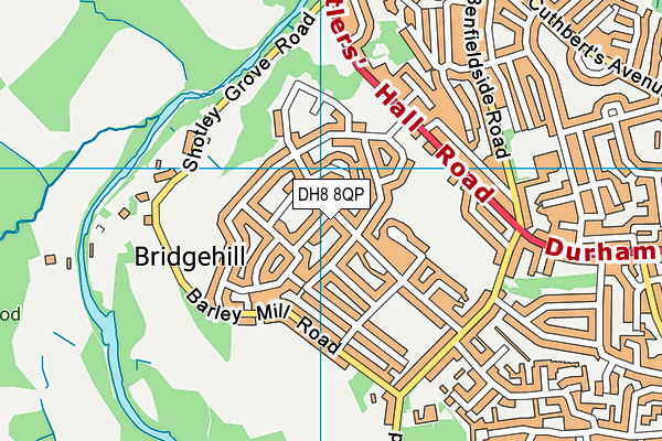 DH8 8QP map - OS VectorMap District (Ordnance Survey) DH8 8QP map - OS VectorMap District (Ordnance Survey)