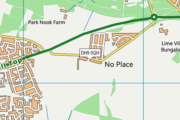 DH9 0QH map - OS VectorMap District (Ordnance Survey) DH9 0QH map - OS VectorMap District (Ordnance Survey)