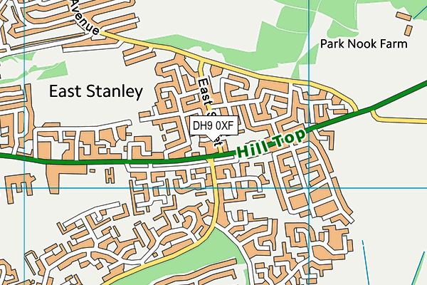 DH9 0XF map - OS VectorMap District (Ordnance Survey) DH9 0XF map - OS VectorMap District (Ordnance Survey)