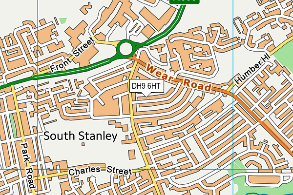 DH9 6HT map - OS VectorMap District (Ordnance Survey) DH9 6HT map - OS VectorMap District (Ordnance Survey)