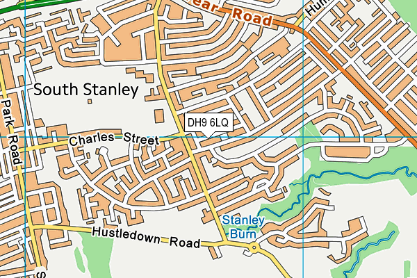 DH9 6LQ map - OS VectorMap District (Ordnance Survey)